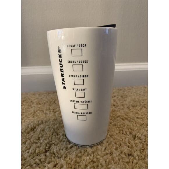 Starbucks Ceramic Tumbler with Lid Green Mermaid Siren Logo 2019 12oz - Picture 2 of 6